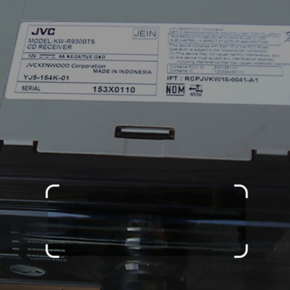 JVC KW-R93OBTS 2-Din In-Dash Car Stereo CD Player - Picture 3 of 5